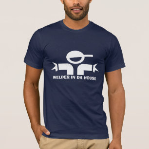 Rolig t-shirt med citat för svetsare