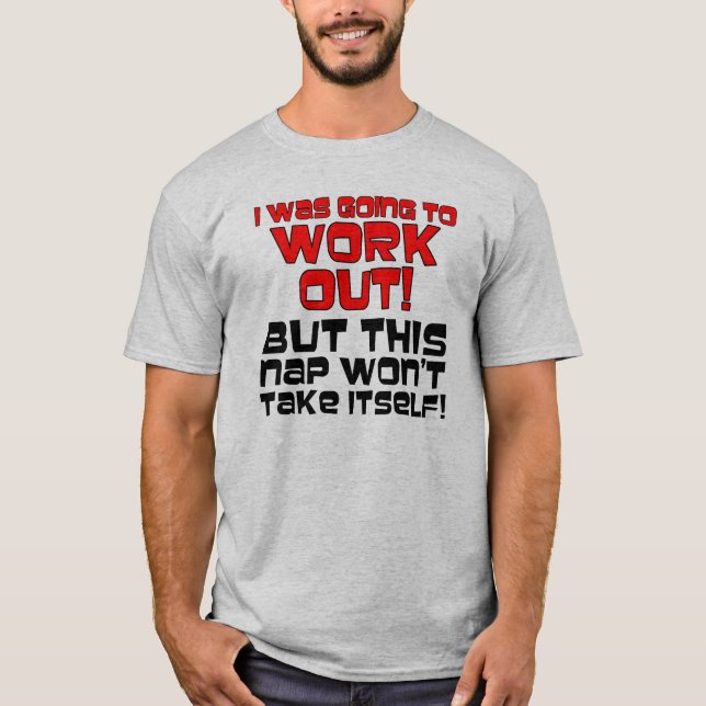 Rolig T-Shirt med Citat: Lurar Inte Sig Själv (Framsida)