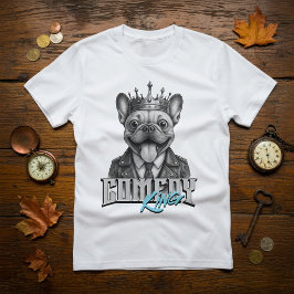 Rolig T-Shirt med Fransk Bulldog
