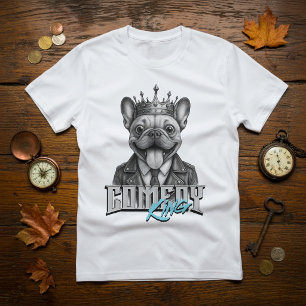 Rolig T-Shirt med Fransk Bulldog