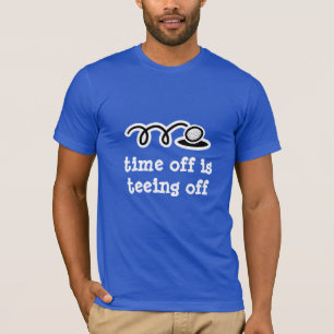 Rolig t-shirt med golfhumor
