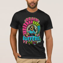 Rolig T-shirt med hjärnbuffring