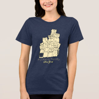 Rolig T-shirt med Katt – Min Mia Familj Streetwear