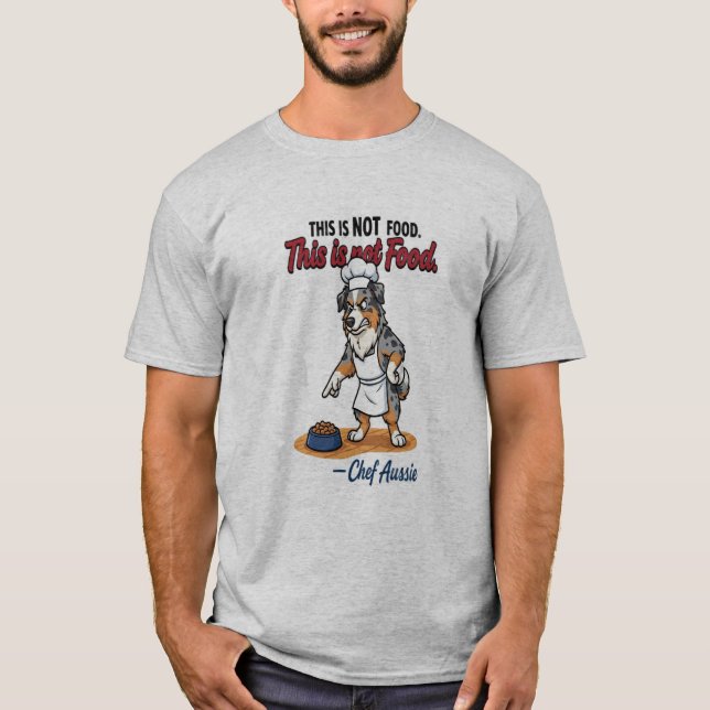 Rolig T-Shirt med kockhund (Framsida)