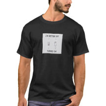 Rolig T-shirt med Ljusbrytare Påsatt