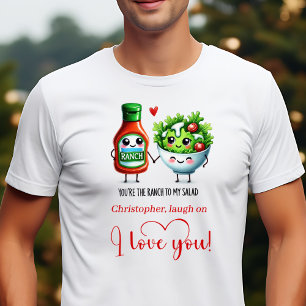 Rolig T-Shirt med Mattema och Personligt Namn till