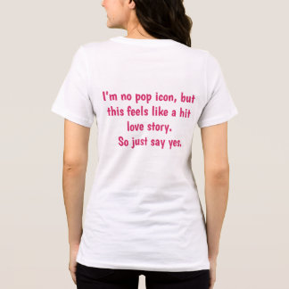 Rolig T-Shirt med Populärkulturcitat | Hit Love St