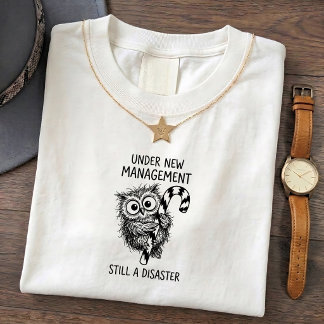 Rolig T-shirt med sur Ugglas Citat