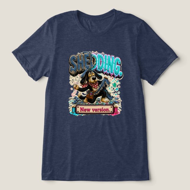 Rolig T-shirt om att förnya sig (Design Framsida)