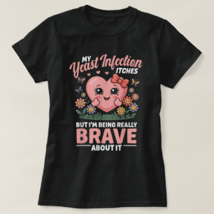 Rolig T-Shirt Om Svampinfektion