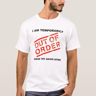Rolig T-shirt ur funktion