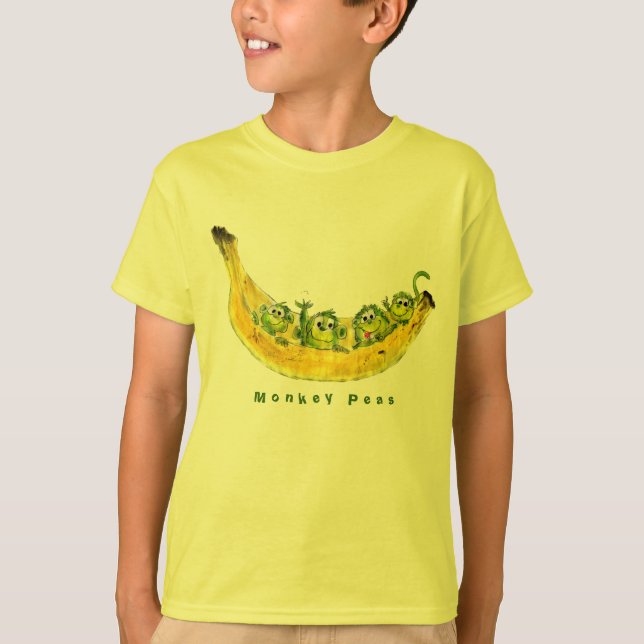 Rolig T skjorta för apaärtatecknad Shirt (Framsida)