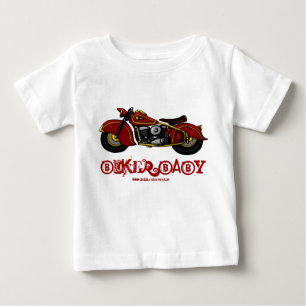Rolig t-skjorta för bikerbebis t-shirt