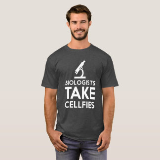 Rolig t-skjorta för biologtakecellfies tee shirt