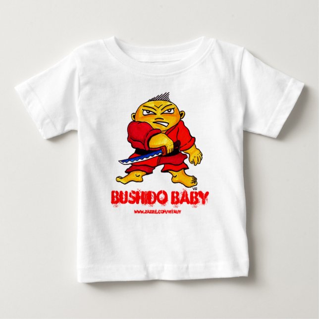 Rolig t-skjorta för Bushido bebis T Shirt (Framsida)