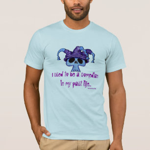 Rolig t-skjorta för clownskalle design tee