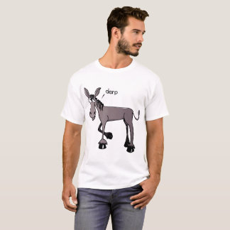 Rolig t-skjorta för Derp åsna T-shirt