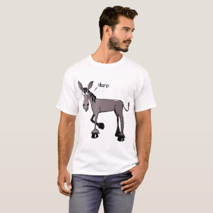 Rolig t-skjorta för Derp åsna Tee