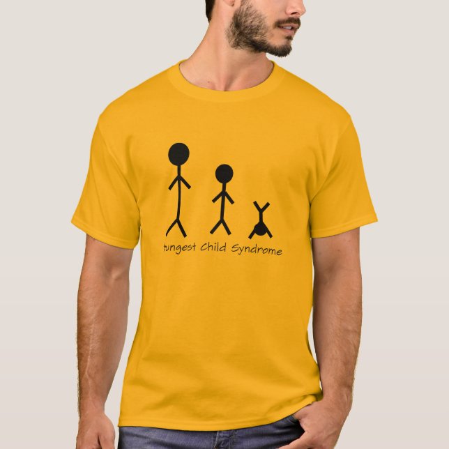 Rolig t-skjorta för mest ung barnsyndrom tee shirt (Framsida)