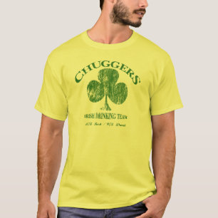 Rolig T-tröja 2 för Chuggers irländsk dricka la Tee Shirt
