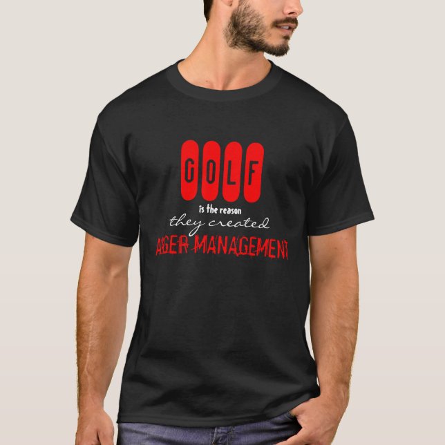 Rolig T-tröja för GOLFilskaledning Tee Shirt (Framsida)