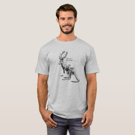 Rolig T-tröja för julRoodeer säsonhälsningar Tee Shirt