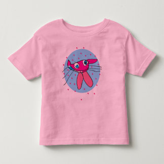 Rolig T-tröja för katt- och fiskdesignbarn T Shirt