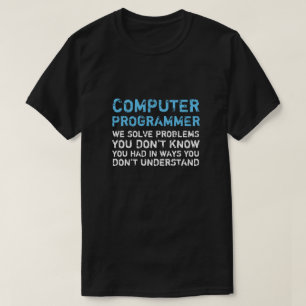 Rolig T-tröja för programmerare T-shirt