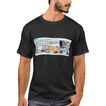 Rolig T-tröja för rymdingenjör