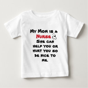 Rolig T-tröja för sjuksköterskastetoskopbaby T Shirt