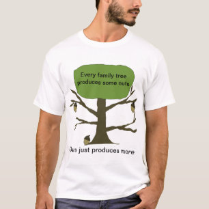 Rolig T-tröja för stamträd T Shirt
