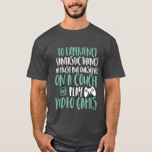 Rolig T-tröja för videospel Geek och Gamer T-shirt