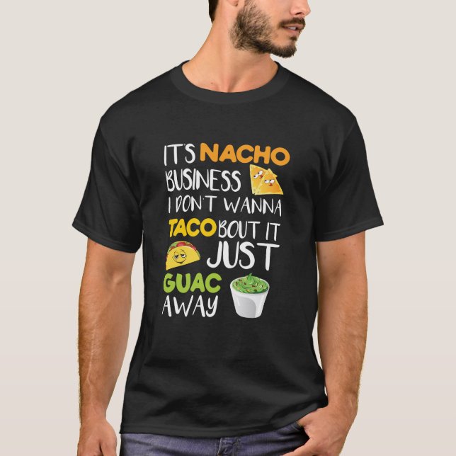 Rolig T-tröja - NachoTacoGuac utslagsplats T Shirt (Framsida)