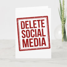 Rolig Ta Bort Sociala Medier Anti Internet Minimal