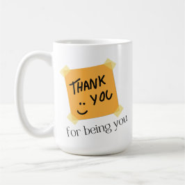Rolig Tack För Att Du Är Du Kaffemugg