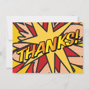 Rolig TACK Typografi Modern Kort