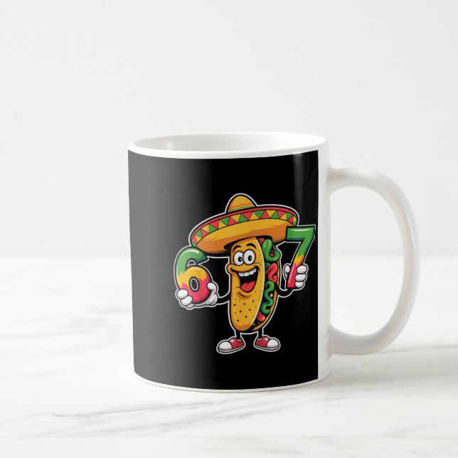 Rolig taco 67 meme cinco de mayo fiesta design  kaffemugg (Höger)