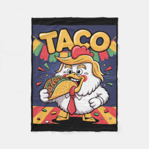 Rolig Taco Anti Trump Alltid Fega Ut Fleecefilt