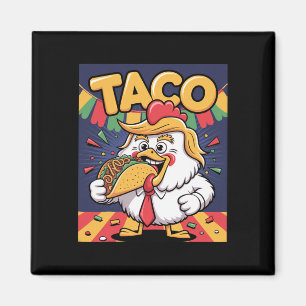 Rolig Taco Anti Trump Alltid Fega Ut Magnet