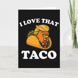 Rolig Taco Kyckling Taco Trump Chickar Alltid Ut Kort