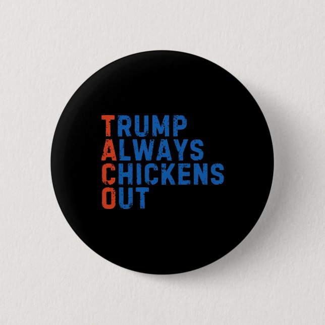 Rolig Taco Meme Trump Chickar Alltid Ut Tariff M Knapp (Framsida)