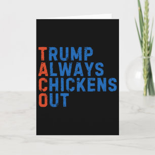 Rolig Taco Meme Trump Chickar Alltid Ut Tariff M Kort