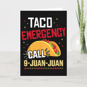 Rolig Taco Nödsamtal 9 Juan Juan För Cinco De Kort