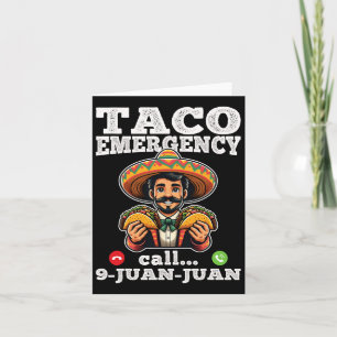 Rolig Taco Nödsamtal 9 Juan Juan För Cinco De Kort