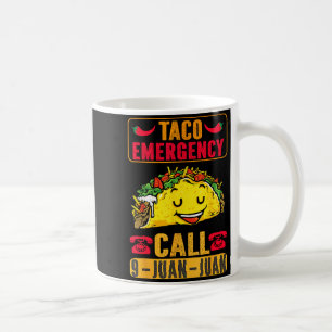 Rolig Taco Nödsituation Cinco De Mayo Män Kvinnor  Kaffemugg