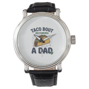 Rolig Taco Om Att Bli Pappa Graviditets Meddelande Armbandsur