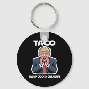 Rolig Taco Skrämde Trump Backar Alltid Ut Nyckelring