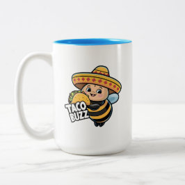 Rolig Taco Surrar Humla Bi Två-Tonad Mugg