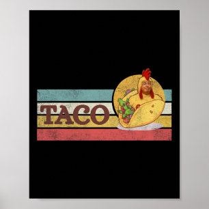 Rolig Taco Trump Backar Alltid Ur T.a.c.o 3 Poster
