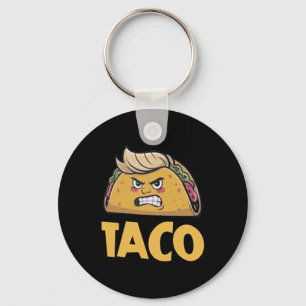 Rolig Taco Trump Chickar Alltid Ut T.a.c.o (2 Si Nyckelring